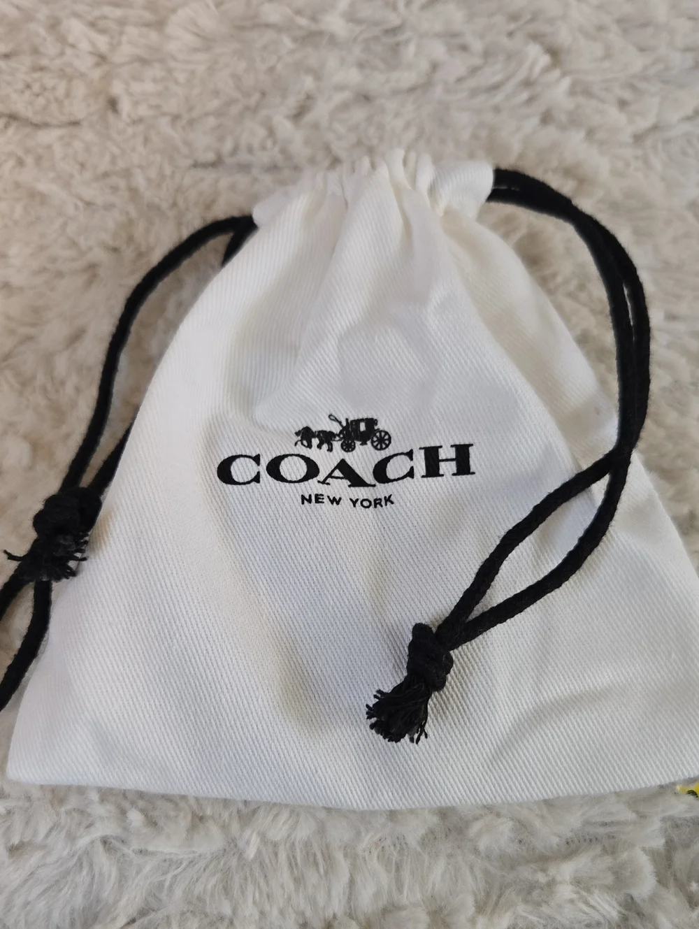 Coach Gold Link C Chain Necklace • Signature C • Polished Gold • EUC